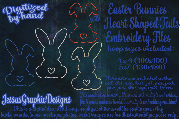 Easter Bunnies Line Stitch: A Designer's Holiday Review