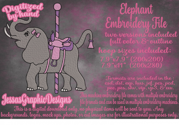 Elephant Carousel: A Seasonal Embroidery Review