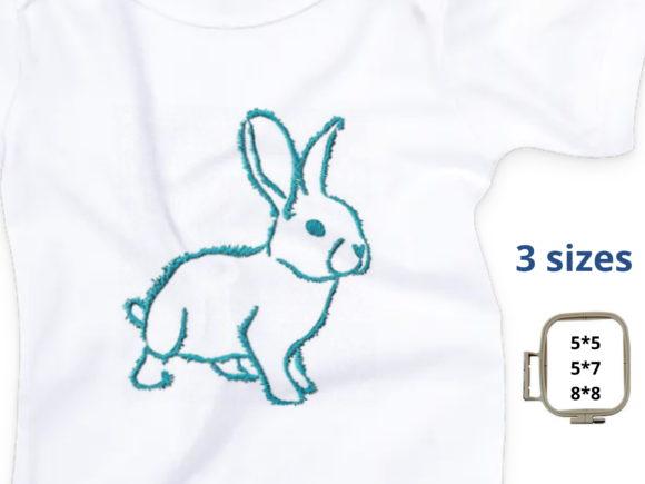 Fluffy Bunny: A Sweet Easter Embroidery Design Review