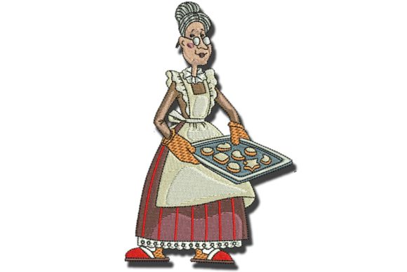 Grannys Cookies: A Sweet Stitch for Kitchen Projects