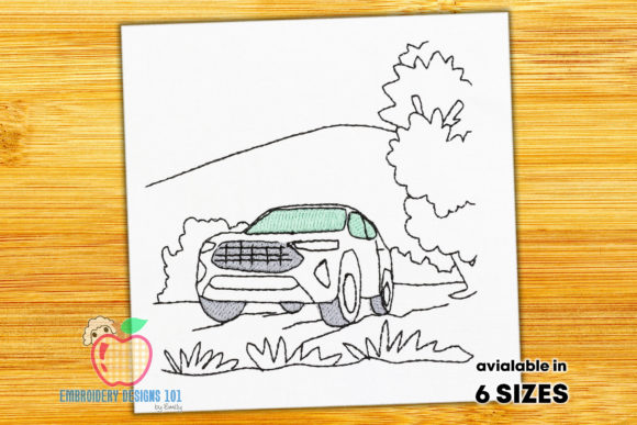 Review: Car Parked in the Forest Quick Stitch Design