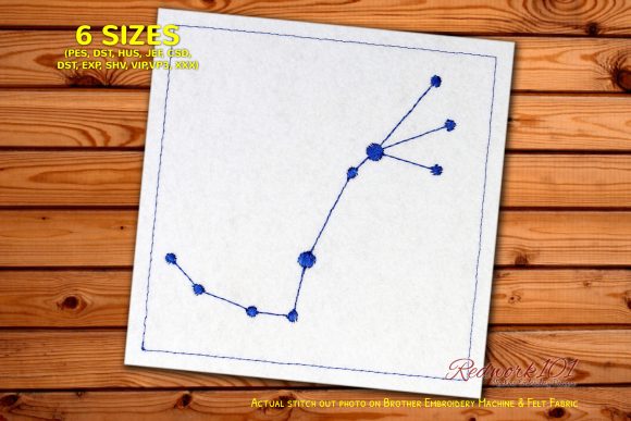Scorpion Star Constellation Redwork Review