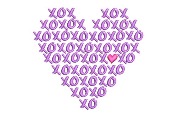 XO XO XO XO Heart: A Designer's Take on Valentine Embroidery